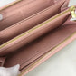 LOUIS VUITTON Long Wallet Purse N63503 Damier Azur Canvas white Damier Azur Zippy wallet Women Used Authentic