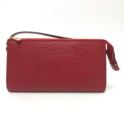 LOUIS VUITTON Shoulder Bag M40776 Epi Leather Red Epi Pochette Accessoires Women Used Authentic