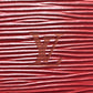 LOUIS VUITTON Shoulder Bag M40776 Epi Leather Red Epi Pochette Accessoires Women Used Authentic