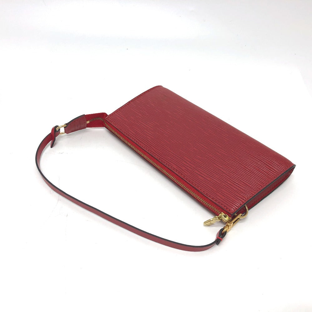 LOUIS VUITTON Shoulder Bag M40776 Epi Leather Red Epi Pochette Accessoires Women Used Authentic