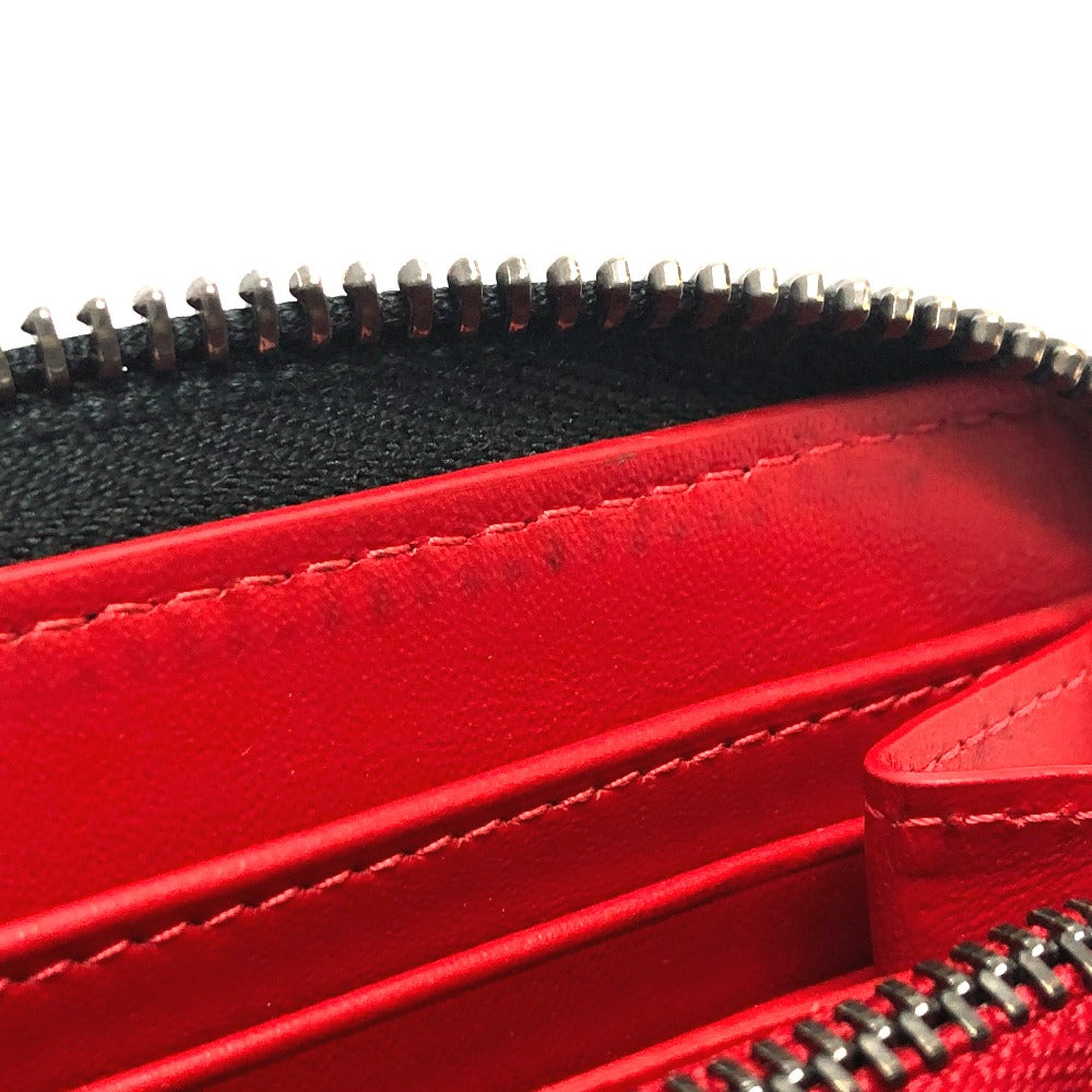 Christian Louboutin Long Wallet Purse 3175224 leather black Studs Panettone mens Used Authentic
