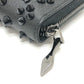 Christian Louboutin Long Wallet Purse 3175224 leather black Studs Panettone mens Used Authentic