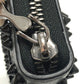 Christian Louboutin Long Wallet Purse 3175224 leather black Studs Panettone mens Used Authentic