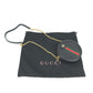GUCCI Shoulder Bag 550618 leather black Shelly line GG Ophidia mini round Women Used Authentic