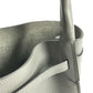 CELINE Handbag 187243 leather gray Shoulder bag with pouch Big bag Bucket Women Used Authentic