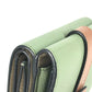 LOEWE Trifold wallet leather green anagram Small bar Tikal wallet Women Used Authentic