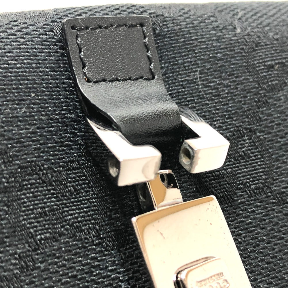 GUCCI Folded wallet 035.2184 GG canvas black GG Jackie Women Used Authentic