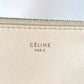 CELINE Clutch bag leather White x yellow By color Women Used Authentic