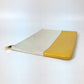 CELINE Clutch bag leather White x yellow By color Women Used Authentic