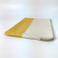 CELINE Clutch bag leather White x yellow By color Women Used Authentic