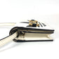GUCCI Folded wallet 702248 leather white adidas adidas collaboration Horsebit mens Used Authentic