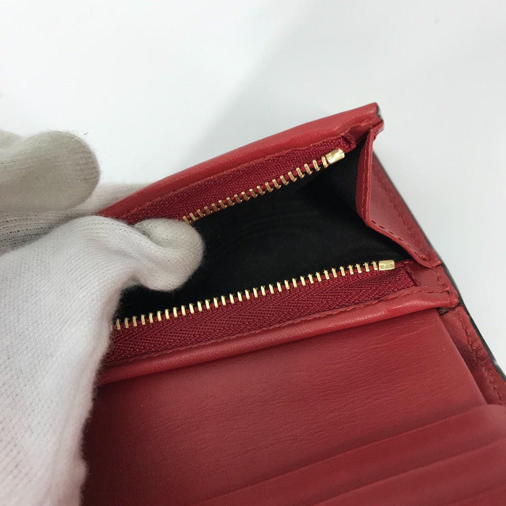 GUCCI Folded wallet 506277 GG Supreme Canvas Beige x pink GG Supreme BOSCO BOSCO applique dog Women Used Authentic