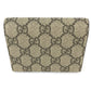 GUCCI Folded wallet 506277 GG Supreme Canvas Beige x pink GG Supreme BOSCO BOSCO applique dog Women Used Authentic