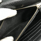 GUCCI Shoulder Bag 510314 leather black Interlocking G Chain wallet Women Used Authentic