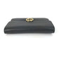 GUCCI Shoulder Bag 510314 leather black Interlocking G Chain wallet Women Used Authentic