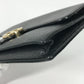 GUCCI Shoulder Bag 510314 leather black Interlocking G Chain wallet Women Used Authentic