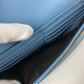GUCCI Shoulder Bag 466507 leather blue Micro Guccisima Shoulder wallet Women Used Authentic