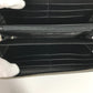 GUCCI Long Wallet Purse 473928 leather black GG long wallet Guccisima mens Used Authentic