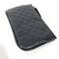 GUCCI Coin case 544476 leather black With key ring Micro Gucci Shima GG mens Used Authentic