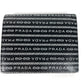 PRADA Folded wallet 1MV204 leather black All-over logo Women Used Authentic