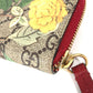 GUCCI Coin case 424897 GG Supreme Canvas Red GG Supreme Coin Pocket Wallet bird motif bird Women Used Authentic