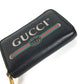 GUCCI Coin case 496319 leather black Coin Pocket Wallet logo Women Used Authentic