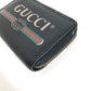 GUCCI Coin case 496319 leather black Coin Pocket Wallet logo Women Used Authentic