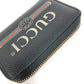 GUCCI Coin case 496319 leather black Coin Pocket Wallet logo Women Used Authentic