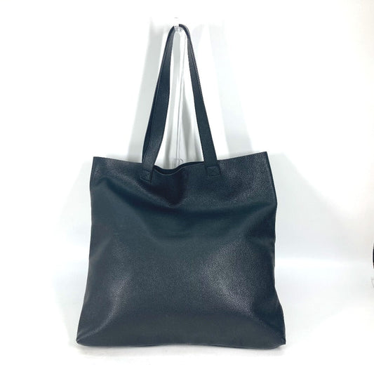 GUCCI Tote Bag 572768 leather black Sherry line Logo print unisex(Unisex) Used Authentic