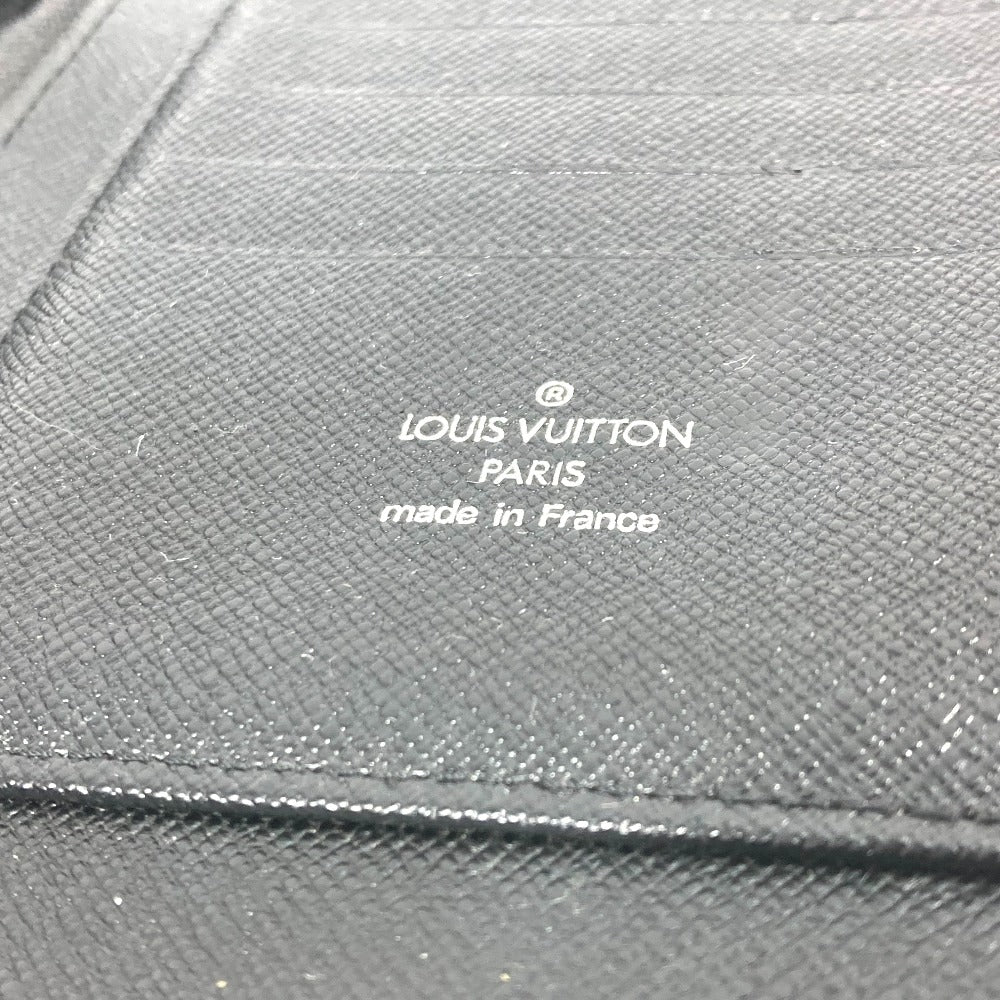 LOUIS VUITTON Long Wallet Purse M63042 Epi Leather black Epi Organizer Atoll mens Used Authentic