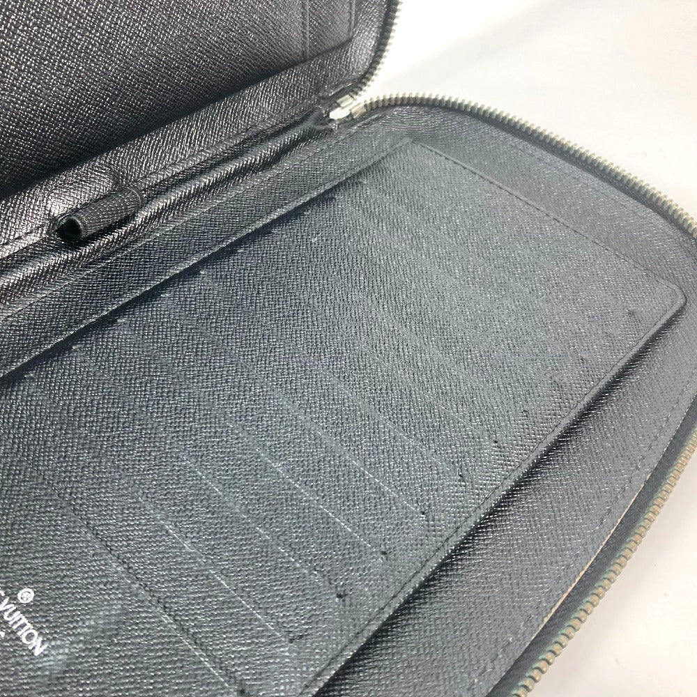 LOUIS VUITTON Long Wallet Purse M63042 Epi Leather black Epi Organizer Atoll mens Used Authentic