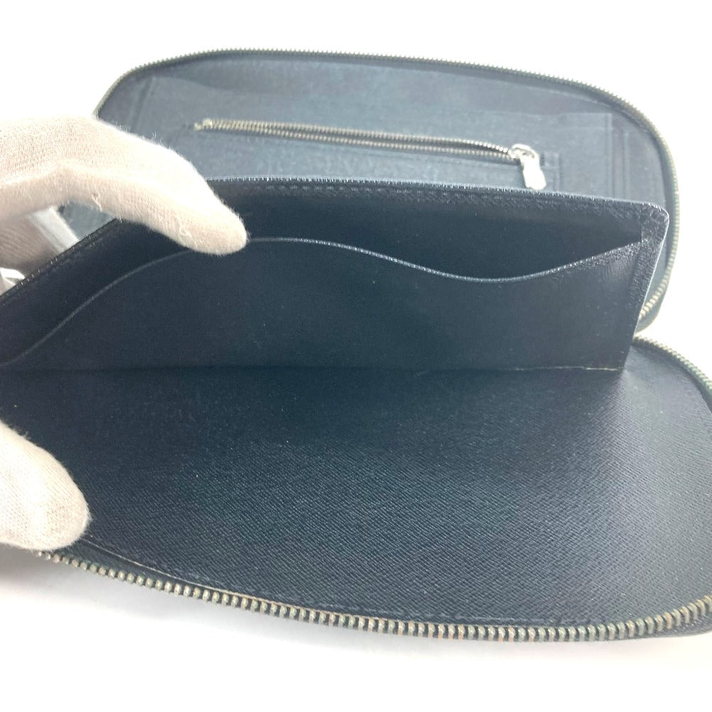 LOUIS VUITTON Long Wallet Purse M63042 Epi Leather black Epi Organizer Atoll mens Used Authentic