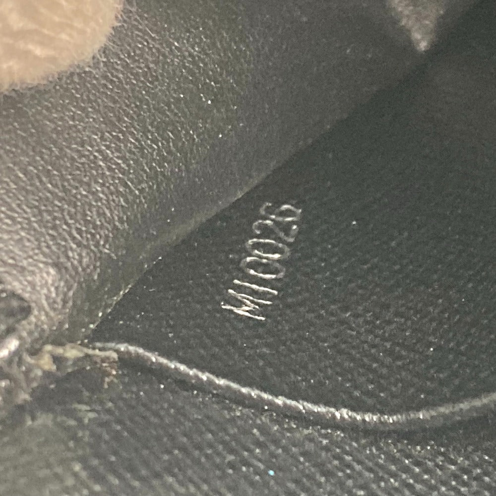 LOUIS VUITTON Long Wallet Purse M63042 Epi Leather black Epi Organizer Atoll mens Used Authentic