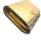 GUCCI Folded wallet 598587 leather gold Compact wallet GG Marmont Women Used Authentic