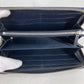 GUCCI Long Wallet Purse 673003 PVC leather Navy Guccisima Interlocking G Zip Around Wallet Women Used Authentic