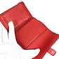 LOEWE Trifold wallet leather Red wine red By color Anagram Small Vertical Wallet Women Used Authentic