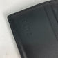 LOEWE Long Wallet Purse leather black Long wallet puzzle mens Used Authentic
