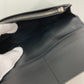 LOEWE Long Wallet Purse leather black Long wallet puzzle mens Used Authentic