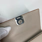 LOEWE Trifold wallet C821S33X01 leather beige Anagram Trifold Wallet Women Used Authentic