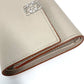 LOEWE Trifold wallet C821S33X01 leather beige Anagram Trifold Wallet Women Used Authentic