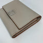 LOEWE Trifold wallet C821S33X01 leather beige Anagram Trifold Wallet Women Used Authentic