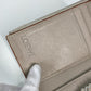 LOEWE Trifold wallet C821S33X01 leather beige Anagram Trifold Wallet Women Used Authentic