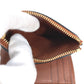 LOEWE Folded wallet C660Z41X01 leather Brown Compact wallet Compact zip wallet Women Used Authentic