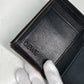 LOEWE Trifold wallet C821S33X01 leather black Compact wallet Anagram Trifold Wallet Women Used Authentic