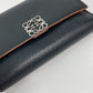 LOEWE Trifold wallet C821S33X01 leather black Compact wallet Anagram Trifold Wallet Women Used Authentic