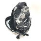 BALENCIAGA Backpack 6440312 canvas Gray x black Camouflage camouflage Army mens Used Authentic