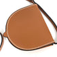 LOEWE Coin case leather Brown Wallet Coin Pocket Anagram logo