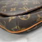 LOUIS VUITTON Shoulder Bag M51258  Monogram canvas Brown Monogram Musette Salsa Women Used Authentic