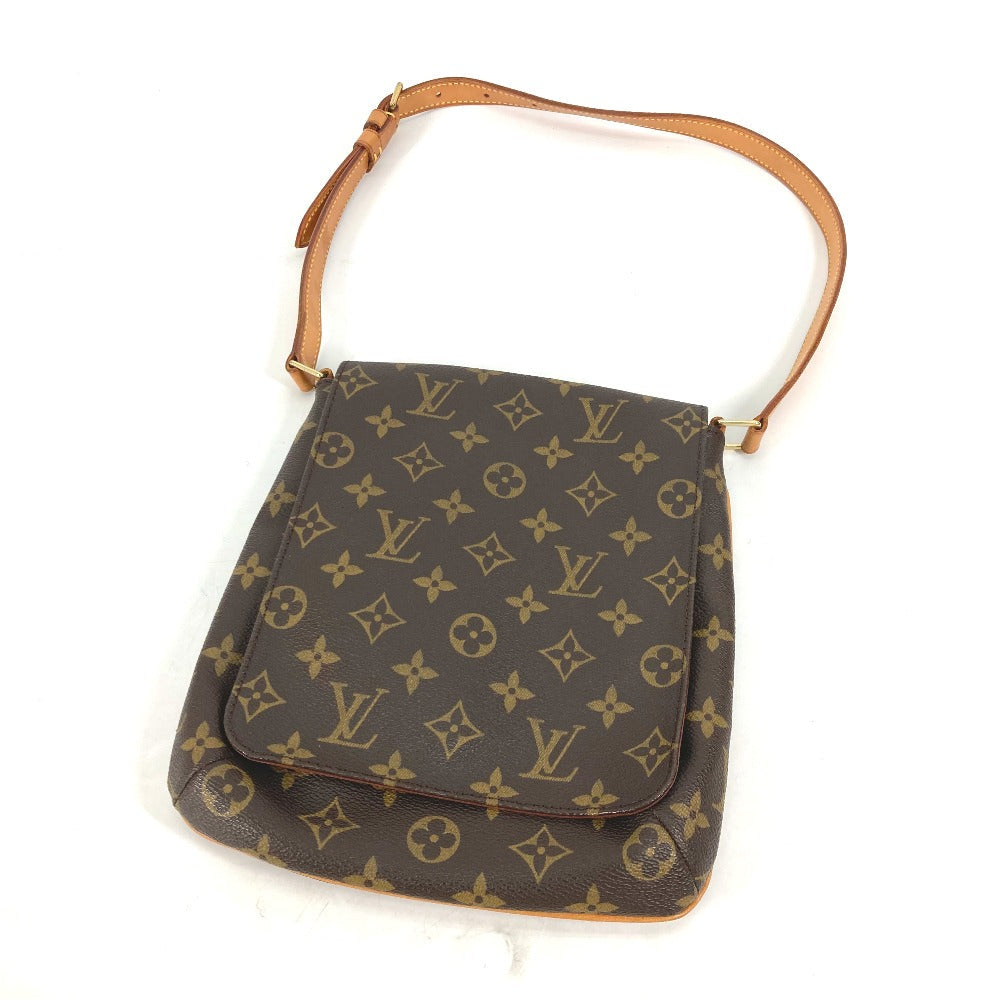 LOUIS VUITTON Shoulder Bag M51258  Monogram canvas Brown Monogram Musette Salsa Women Used Authentic