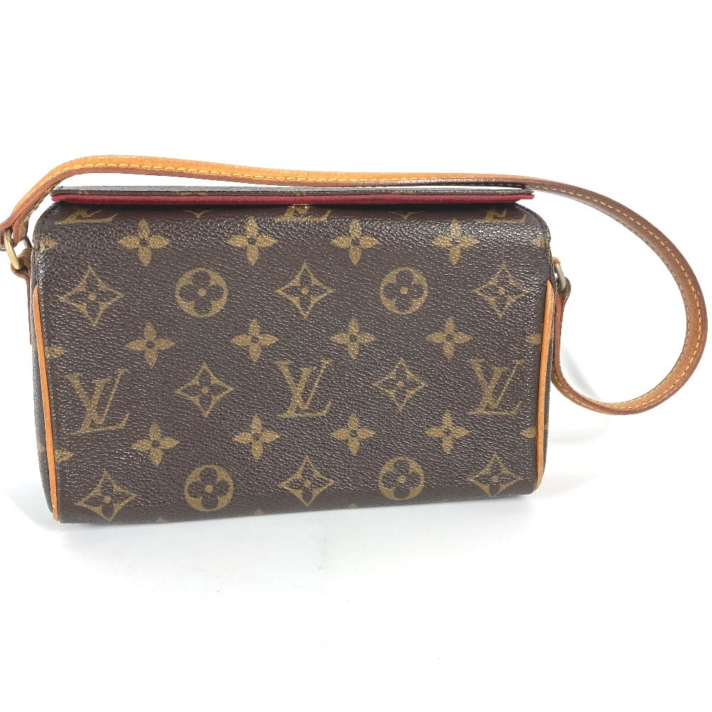 LOUIS VUITTON Shoulder Bag M51900 Monogram canvas Brown Monogram Recital Women Used Authentic